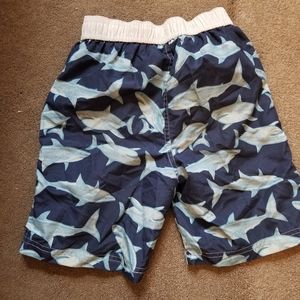 Boys shark swim shorts size 6